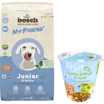 My Friend+ Dog Junior & Active 12 kg
