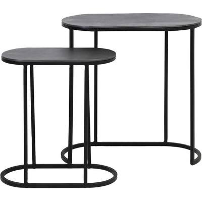 Light & Living Метални странични масички в комплект от 2 бр. 26x53 cm Bocov - Light & Living (6746015)