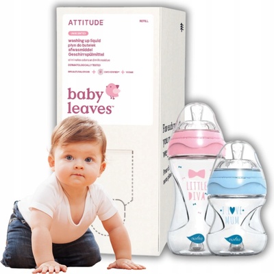 ATTITUDE Prostředek na mytí nádobí s vůní citronové kůry náhradní kanystr 2 l