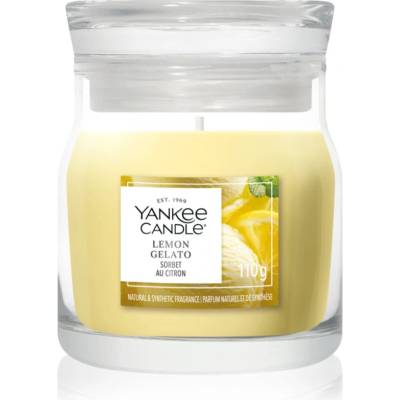 Yankee Candle Lemon Gelato ароматна свещ Signature 110 гр