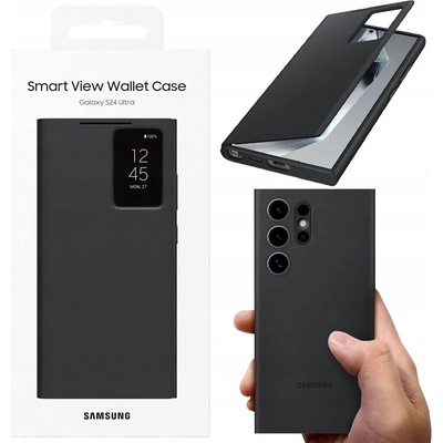 Samsung SMART View Wallet Case Galaxy S24 Ultra čierne EF-ZS928CBEGWW