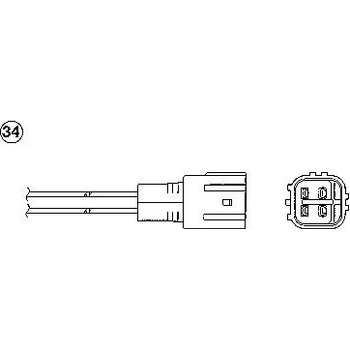 Lambda sonda NGK AZD0102-KJ001