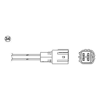 Lambda sonda NGK AZD0102-KJ001