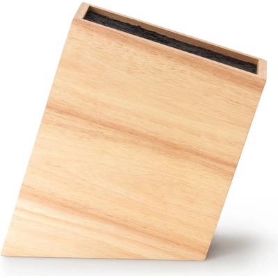 Continenta Блок за ножове 22 см, с гъвкава вложка, кафяв, каучуково дърво, Continenta (CONTC3316)