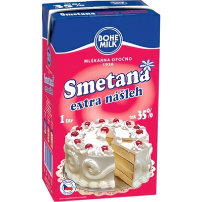 Bohemilk Smetana trvanlivá extra nášleh 35% 1l – Hledejceny.cz