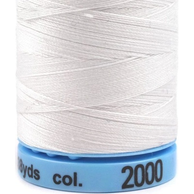 Bavlněné nitě 400 m etiketní č.50 Triana Amann Barva: 2000 White