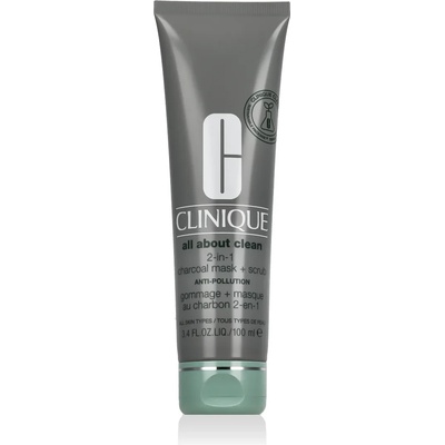 Clinique All About Clean 2-in-1 Charcoal Mask + Scrub 100 ml