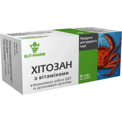 Elit Pharm Chitosan s vitamíny 80 tablet