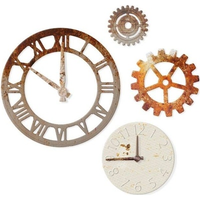 DP Craft vyřezávací šablona ozubená kola hodiny 7 ks – Zbozi.Blesk.cz