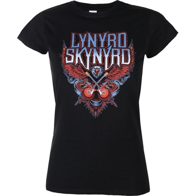 HYBRIS тениска дамска Lynyrd Skynyrd - Eagle - Black - HYBRIS - PA-5-LYSKY005-41297-BK
