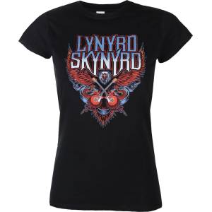 HYBRIS тениска дамска Lynyrd Skynyrd - Eagle - Black - HYBRIS - PA-5-LYSKY005-41297-BK