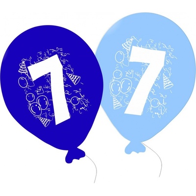 Balonky.cz Balonky narozeniny s číslem 7 pro kluky