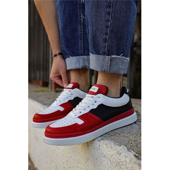 Chekich Мъжки обувки CH109 - Червени с Бял #359647 (359647_Бяло)