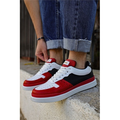 Chekich Мъжки обувки CH109 - Червени с Бял #359647 (359647_Бяло)