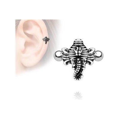 Šperky4U cartilage piercing do ucha slon CP1023