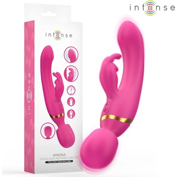 Вибратор за двойна стимулация, заек и масажор - Intense Winona (D-244715)