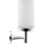 Duravit Starck T - Чаша за четки и паста с държач, хром/млечно стъкло 0099311000 (0099311000)
