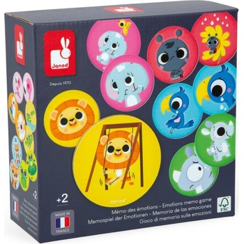Janod Pexeso pre detia Memo Emócie a priraďovanie 24 ks