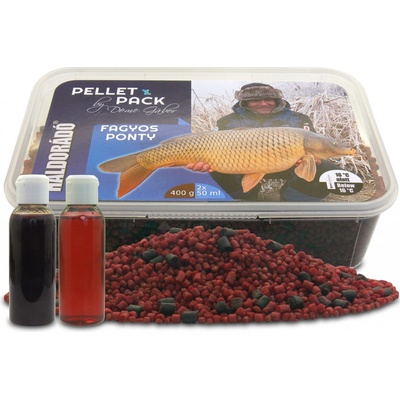 Haldorado Pellet Pack By Döme Gábor Mrazivý kapor 400g + 2x50ml