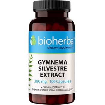 Image 1 of Bioherba Gymnema Sylvestre Extract 380 mg [100 капсули]