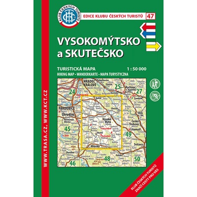 47 Vysokomýtsko a Skutečsko 1:50 000 turistická mapa