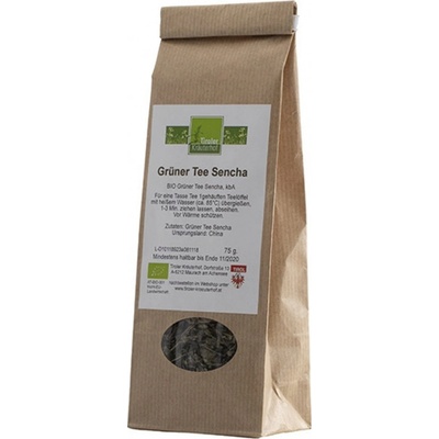 Tiroler Kräuterhof Bio Sencha zelený čaj 75 g