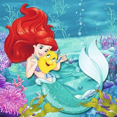 Ravensburger Disney princezny Dobrodružství 3 x 49 dielov