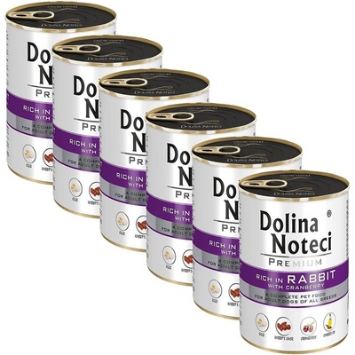 Dolina Noteci Premium Богат с Заек с Череша 6 x 400 г