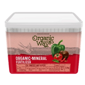 Seklos Гранулирана органично-минерална тор за домати и пипер Organic-mineral fertilaizer 2, 5 кг