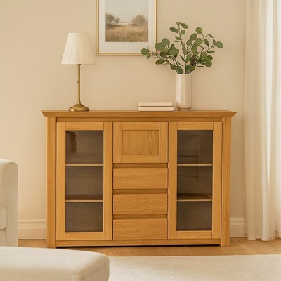 Nábytek z lesa DB13 Harmony s barem 150 x 115 x 40 cm