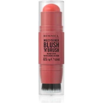 Rimmel Multi-Tasker Blush'N'brush руж в стик с четка цвят 250 Coral Dust 8 гр