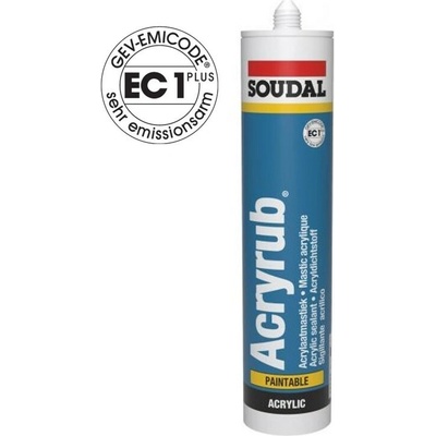 Soudal Acryrub 280 ml bílá