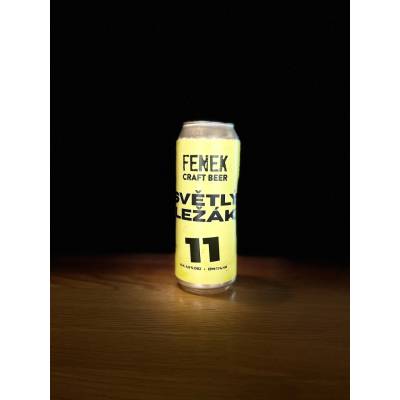 Fenek Fenek Světlý ležák 11° 0,5 l (plech)