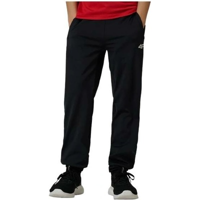 4F JUNIOR-TROUSERS FNK M1152-20S-DEEP BLACK Černá 2026