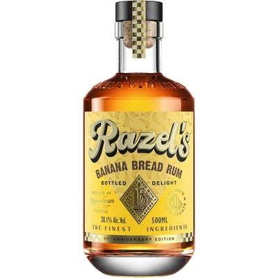 RAZEL'S BANANA BREAD RUM 38,1% 0,5 l (holá láhev)