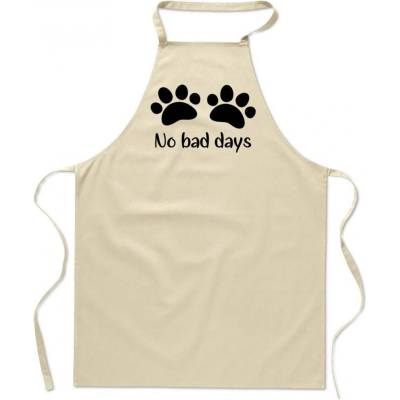 Povidlo.cz Zástěra Ťapky No bad days Natural
