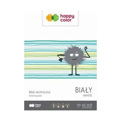 Happy color Technický blok A3 biely 170 g 10 listov