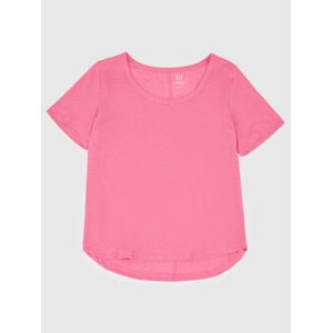 GAP Тениска GAP от лен GAP | Rozov | ЖЕНИ | XXS
