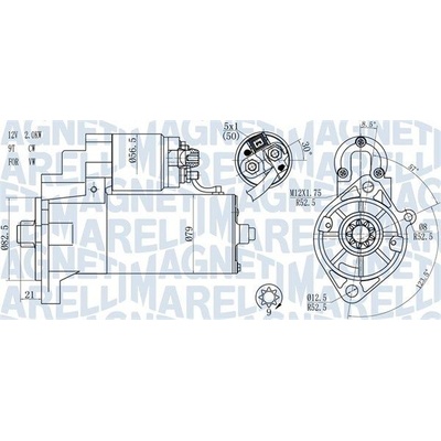 Startér MAGNETI MARELLI 063721187010