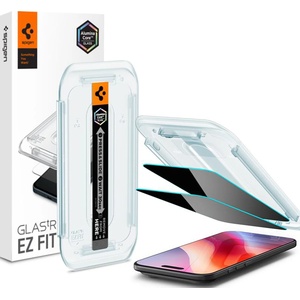 Spigen Glass tR EZ Fit (Privacy) комплект от 2 бр. , прозрачно - iPhone 17 Air (AGL09862)