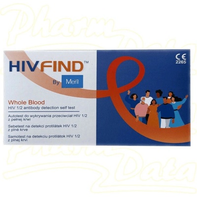 HIVFIND Sebetest na detekci HIV z krve 1 ks – Zboží Dáma