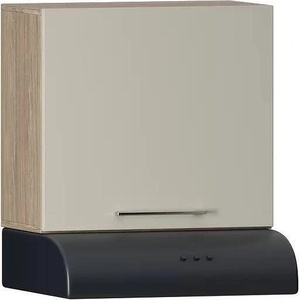  Горен кухненски шкаф Domino Havana L60 дъб хавана и кашмир супер гланц - emdesign - 125,00 лв