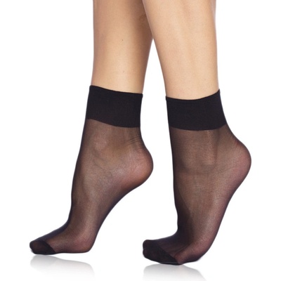 Bellinda DIE PASST SOCKS 20 DEN dámske pančuchové matné ponožky čierna hnedá
