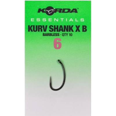 Korda Háčky Essentials Kurv X Barbless 10ks Vel. 6