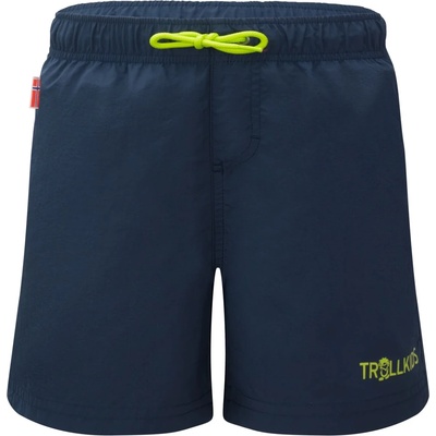 Trollkids Детски бански слипове Trollkids Kid's Balestrand Shorts Swim brief - Mystic Blue / Green Lizard - размер 92 (EU) (750-1371-0311)