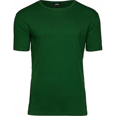 Tee Jays Vysokogramážové pevné pánské slim-fit triko Interlock : zelená lesní