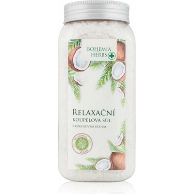 Bohemia Gifts Bohemia Herbs Coconut Oil soľ do kúpeľa 900 g