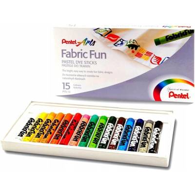 Pentel Artist Voskovky na textil sada 15 ks