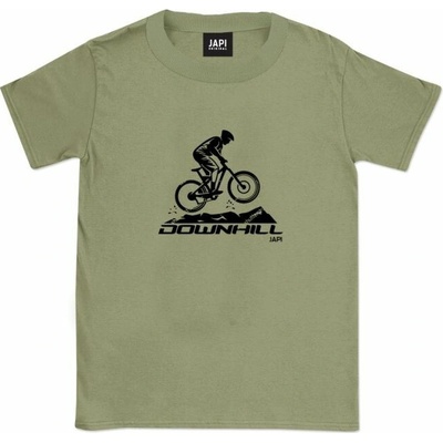 Downhill 170 pánske tričko Khaki