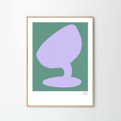 Moikka Plagát Red Wine by Alice Bottigliero 50x70 cm